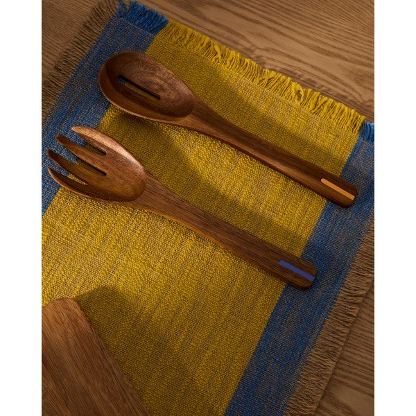 Drewniany sztućce do sałatek Zairin – Kave Home-image-1