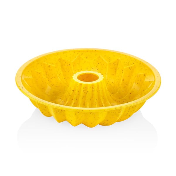 Żółta silikonowa forma na babkę The Mia Maya, ⌀ 28 cm