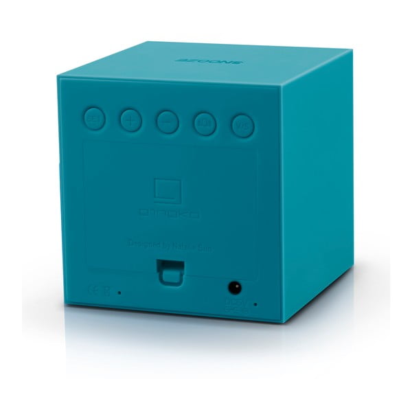NIebieski budzik LED Gingko Gravitry Cube-image-3