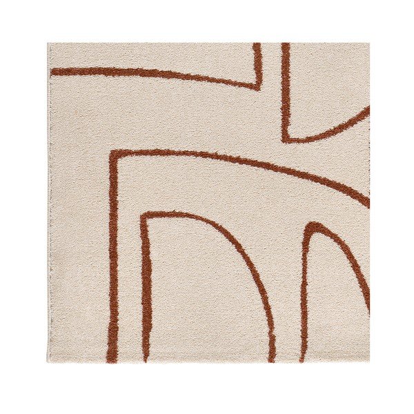 Ceglasto-kremowy dywan 80x150 cm Beruti – Universal-image-3