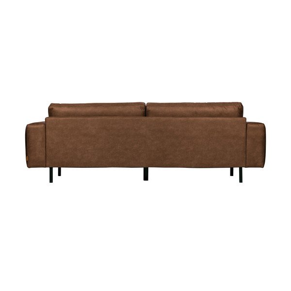 Karmelowa sofa z imitacji skóry WOOOD Rebound-image-2
