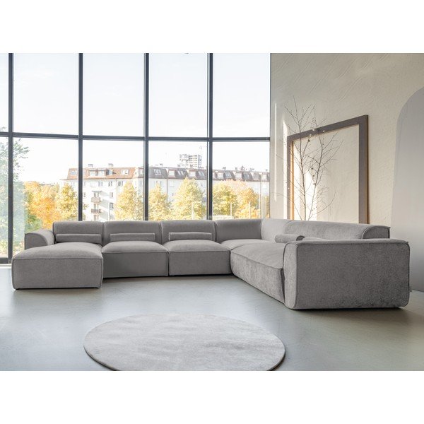 Jasnoszary narożnik (prawostronny/w kształcie litery U) Flex Felix – Miuform-image-1