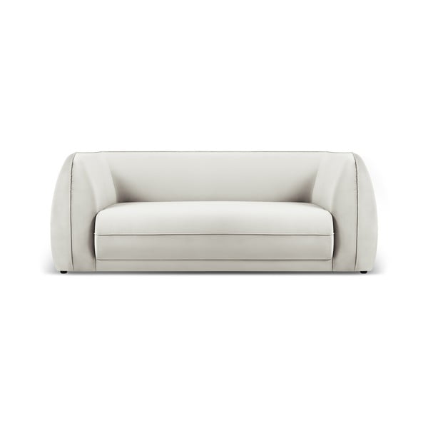 Beżowa aksamitna sofa 190 cm Lando – Micadoni Home