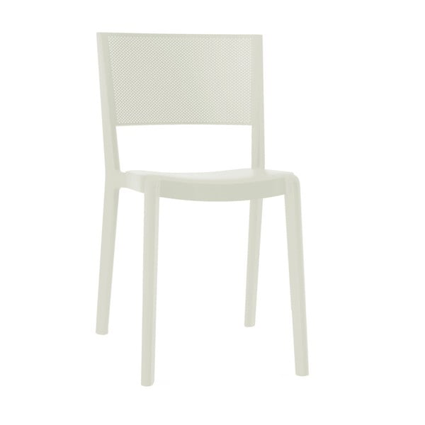 Zestaw 2 białych krzeseł ogrodowych Resol spot