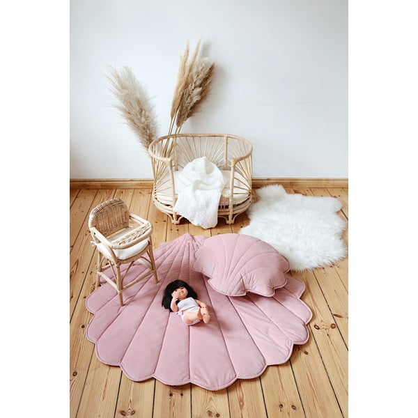 Różowy dziecięcy koc do zabawy Soft Pink – Moi Mili-image-4