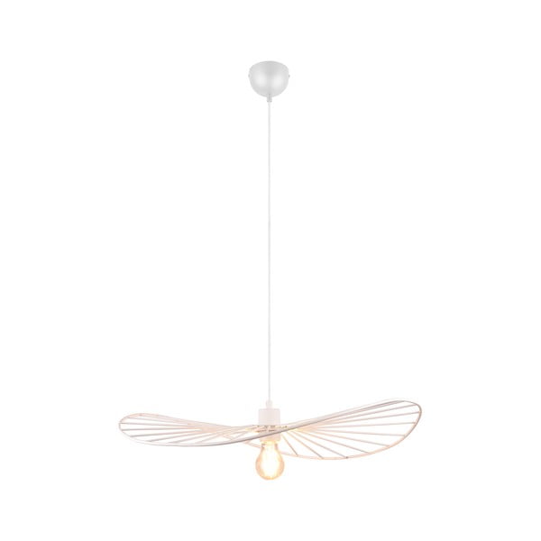 Biała lampa wisząca ø 60 cm Chapeau – Reality-image-1