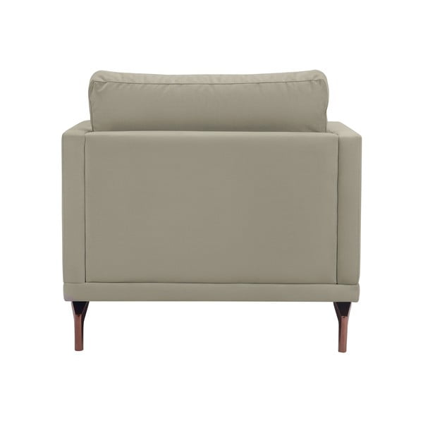 Beżowy fotel z konstrukcją w kolorze złota Windsor & Co Sofas Jupiter-image-3