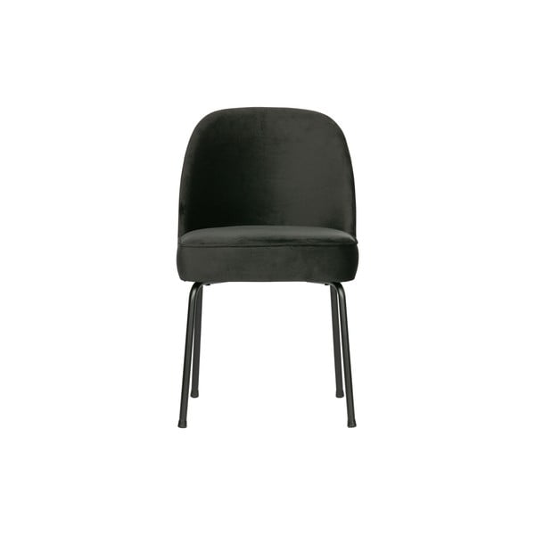 Czarne aksamitne krzesła zestaw 2 szt. Vogue – BePureHome