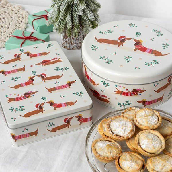 Pojemnik na żywność Festive Sausage Dog – Rex London-image-3