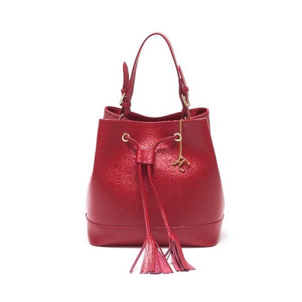 Skórzana torebka Renata Corsi 430 Rosso