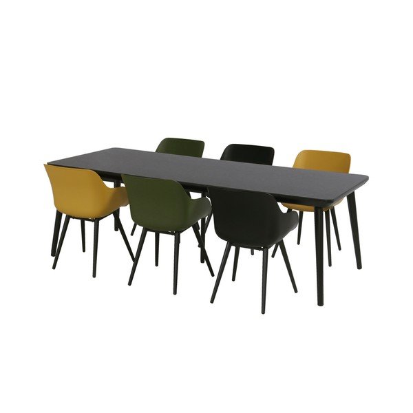 Komplet 2 czarnych krzeseł ogrodowych Hartman Sophie Organic Studio Chair-image-1