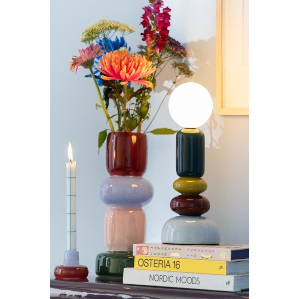 Lampa stołowa ceramiczna (wysokość 34 cm) Burano – Leitmotiv-image-1