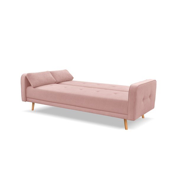 Różowa sofa rozkładana Cosmopolitan Design Stuttgart, 212 cm-image-2