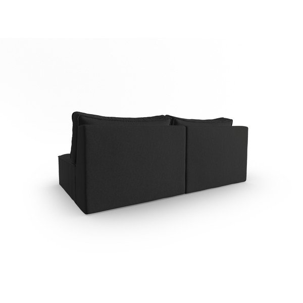 Czarna sofa 160 cm Mike – Micadoni Home-image-2