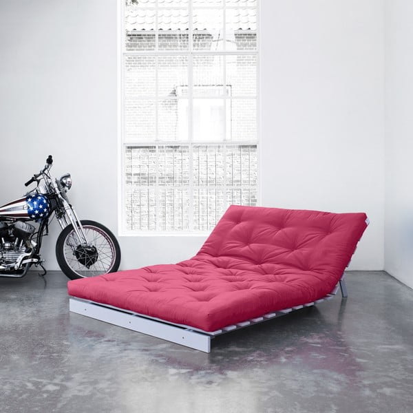 Sofa rozkładana Karup Roots Cool Gray/Magenta-image-3