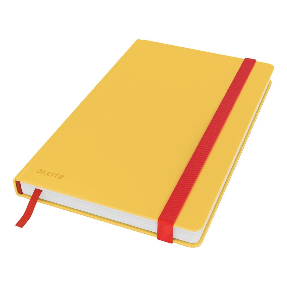 Żółty notatnik z miękką powierzchnią Leitz, 80 stron