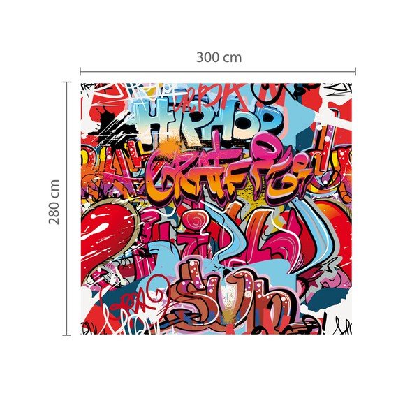 Tapeta wielkoformatowa Graphitti-image-2