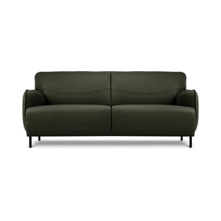 Zielona skórzana sofa Windsor & Co Sofas Neso, 175x90 cm