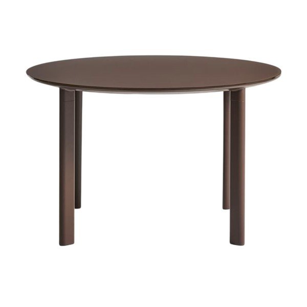 Okrągły stół ogrodowy ze szklanym blatem ø 120 cm Erice – Kave Home-image-4