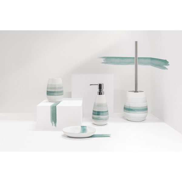 Biała ceramiczna szczotka do WC Burgio – Wenko-image-1