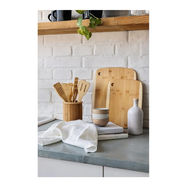 Zestaw młynka, deski i pojemników na żywność 4 szt. – Bonami Essentials-image-1