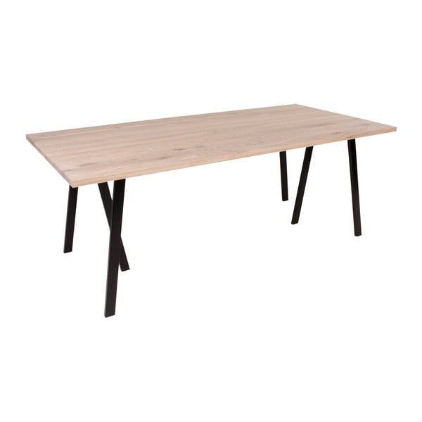Stół z blatem z jasnego drewna dębowego House Nordic Nantes, 220x95 cm