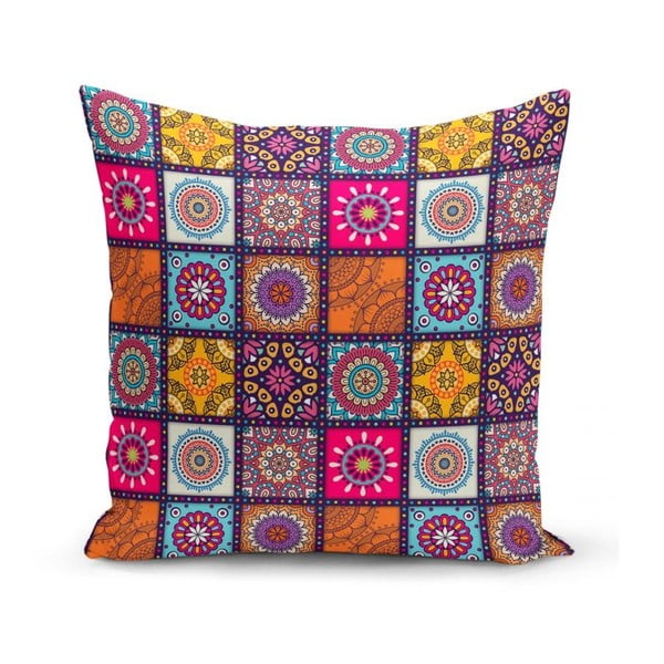 Poszewki na poduszki zestaw 4 szt. 45x45 cm Mandala Tiles – Minimalist Cushion Covers-image-2