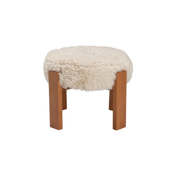 Beżowy tapicerowany stołek Mammut – Ellos Home-image-2