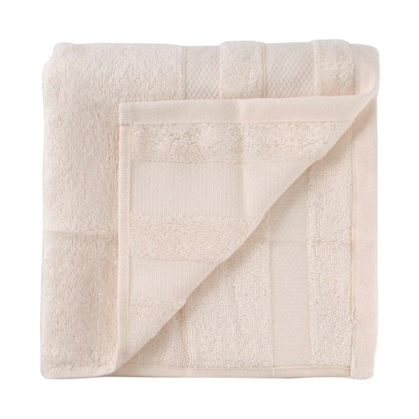 Kremowy ręcznik Jolien, 50x90 cm