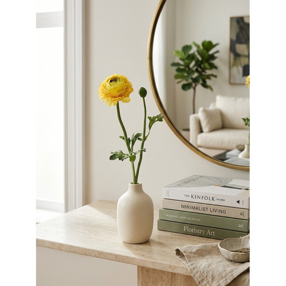 Sztuczny kwiat (wysokość 50 cm) Buttercup – Ego Dekor (zdjęcie 3)