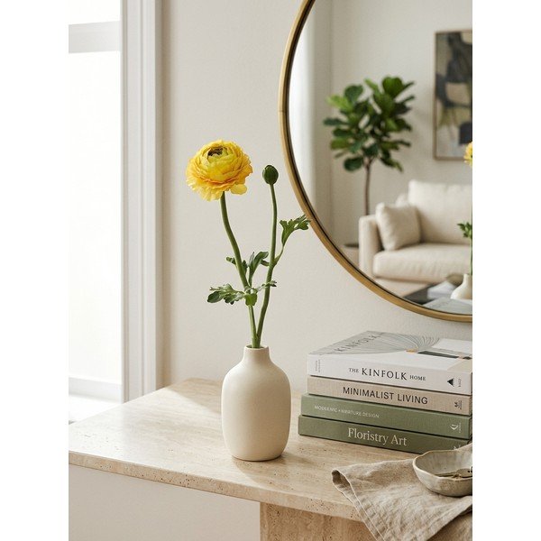 Sztuczny kwiat (wysokość 50 cm) Buttercup – Ego Dekor-image-2