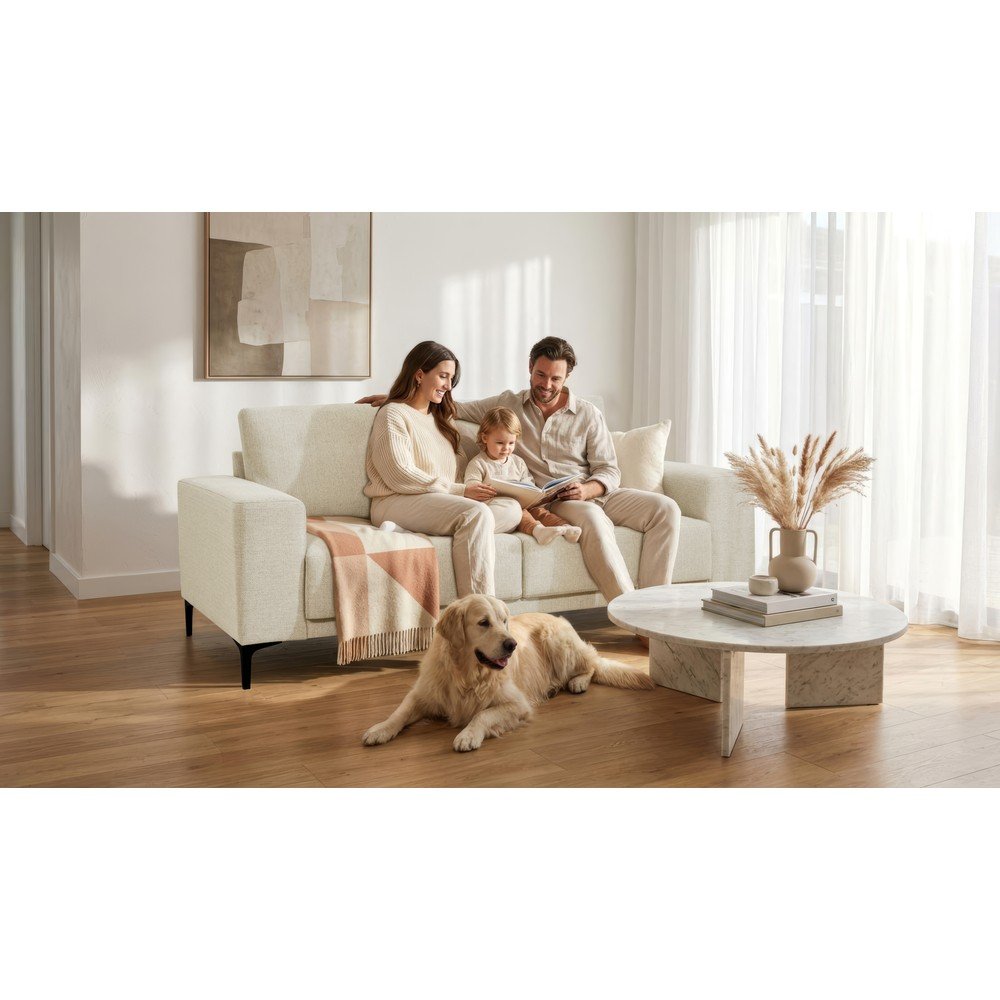 Beżowa sofa 164 cm Chile – Scandic (zdjęcie 3)