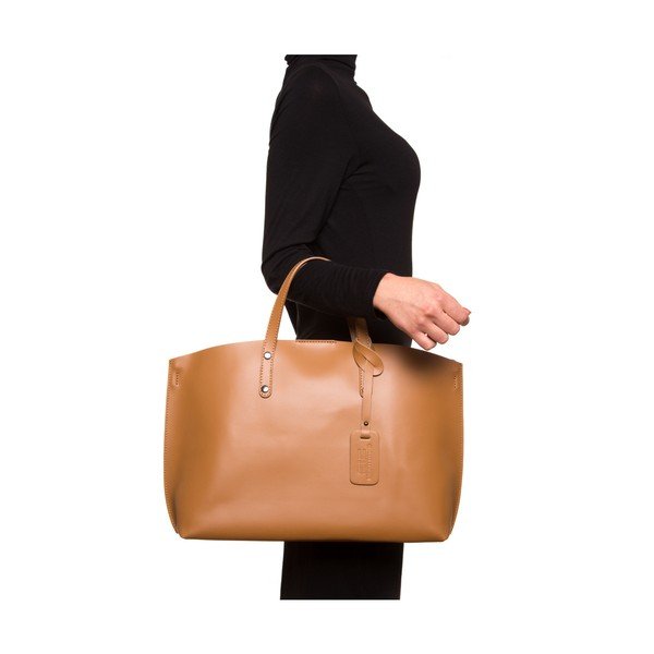 Skórzana torebka Luisa Vannini 3034 Cognac-image-4