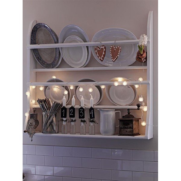 Przezroczysta girlanda świetlna LED Markslöjd Boll, 20 lampek, dł. 220 cm-image-1