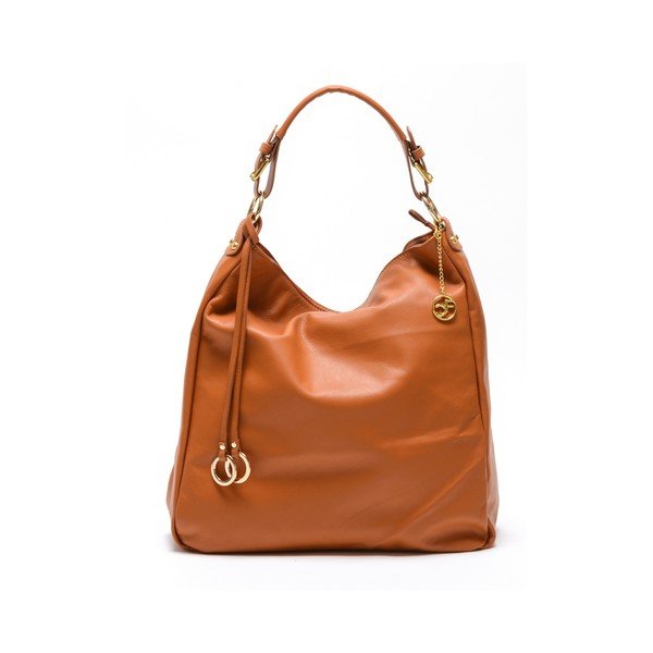 Skórzana torebka Tote 2087 Cognac