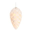 Biała wisząca świąteczna dekoracja świetlna ø 7 cm Celina – Sirius