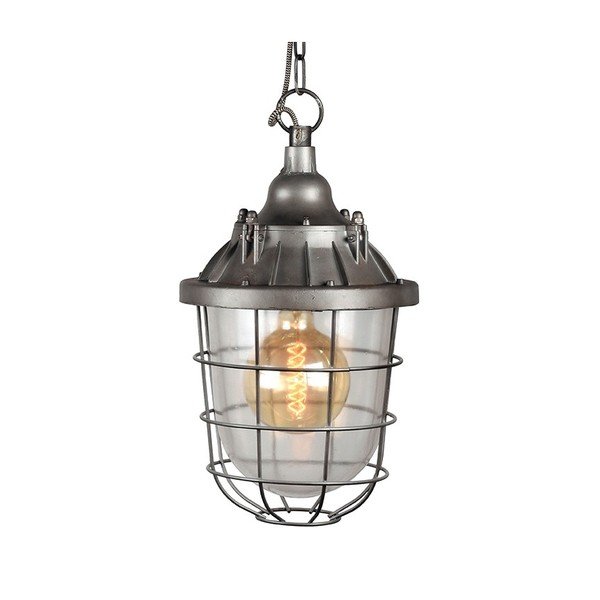 Szara lampa wisząca LABEL51 Seal-image-1