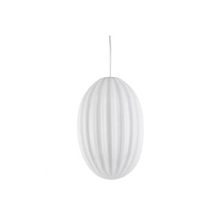 Biała szklana lampa wisząca Leitmotiv Smart, ø 20 cm