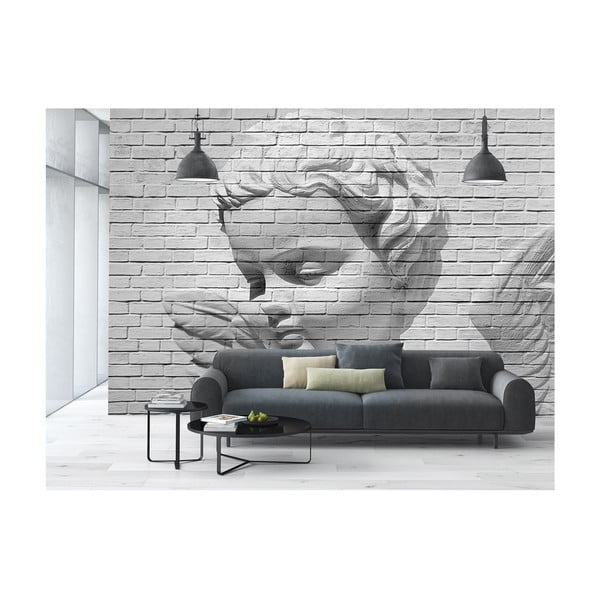 Wielkoformatowa tapeta Angel Brick Wall, 366x254 cm-image-1