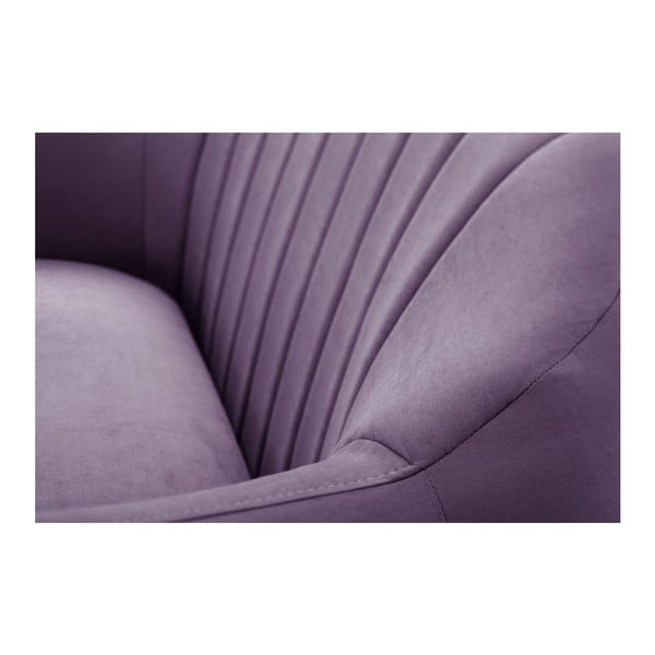 Fioletowa sofa 2-osobowa Scandi by Stella Cadente Comete Stripes-image-1