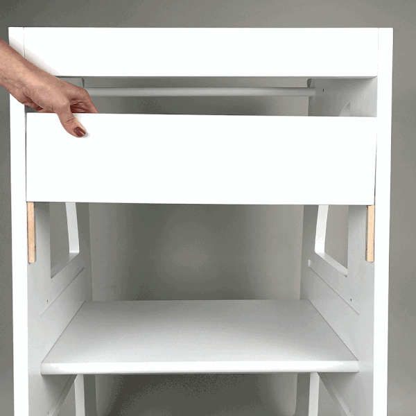 Turkusowy przedni ogranicznik do pomocnika kuchennego Montessori – Rocket Baby-image-3