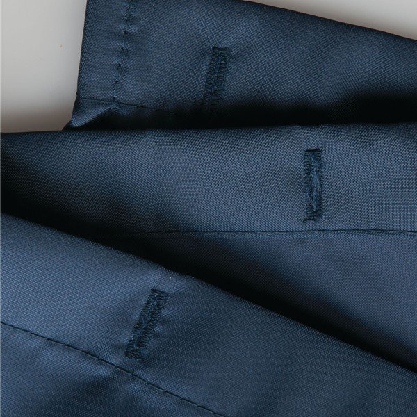 Niebieska zasłona prysznicowa iDesign, 200x180 cm-image-1