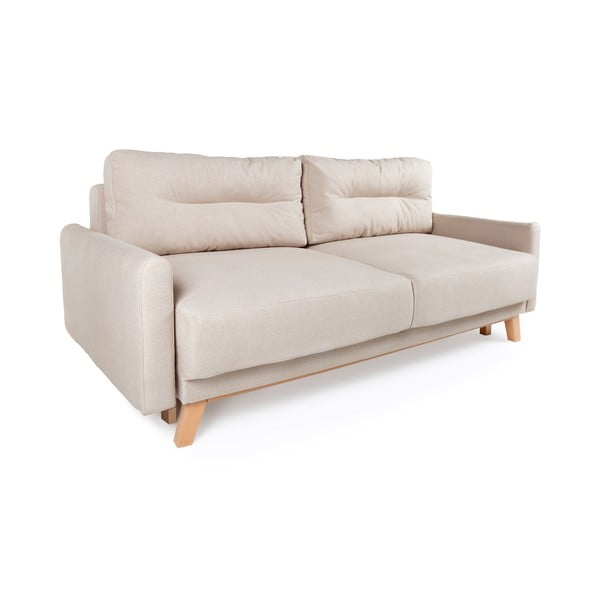 Beżowa sofa rozkładana Bonami Selection Pop-image-2