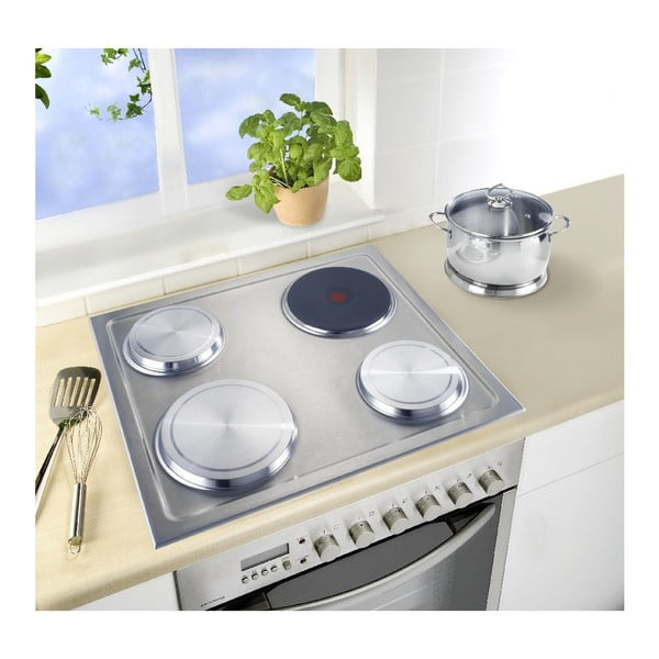 Maty ochronne na kuchenkę zestaw 4 szt. ze stali nierdzewnej 20x20 cm – Wenko-image-3