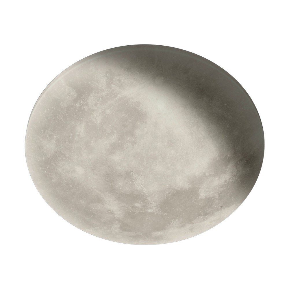 Jasnoszara dziecięca lampa sufitowa LED z kloszem ze szkła akrylowego ø 40 cm Lunar – Trio (zdjęcie 9)