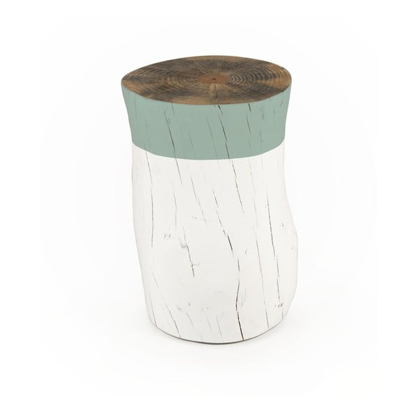 Stołek/pieniek z drewna sosnowego Surdic Tronco Verde Jade, ø 30 cm