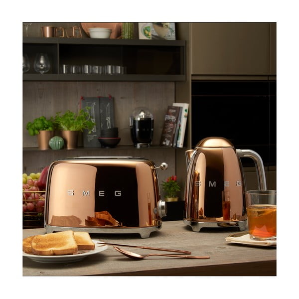 Toster w kolorze różowego złota 50's Retro Style – SMEG-image-1