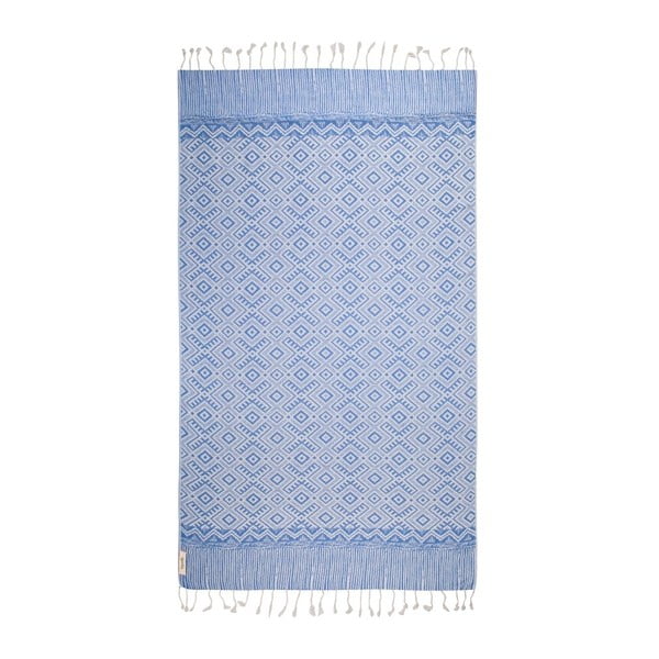 Ręcznik hammam Peak Blue, 95x180 cm