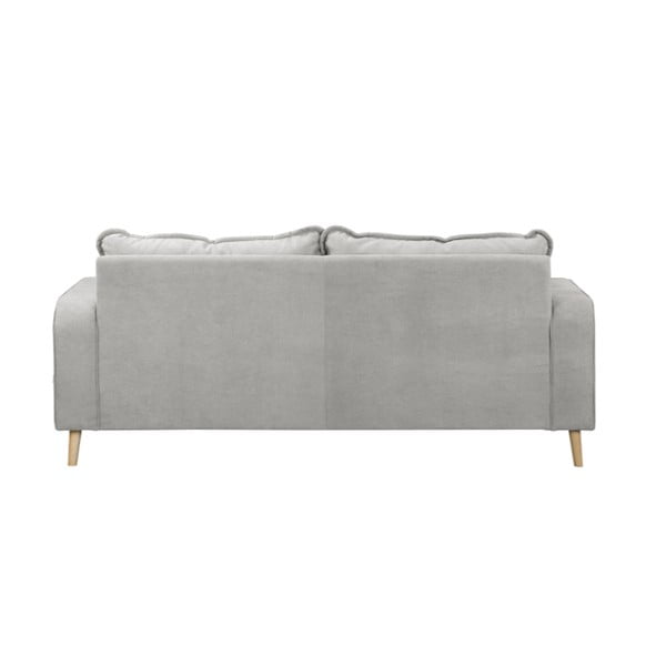 Jasnoszara sofa 193 cm Beata – Ropez-image-4