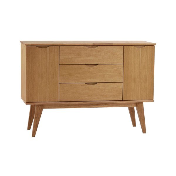 Komoda w dekorze drewna dębowego Rowico Njord, dł. 122 cm-image-1